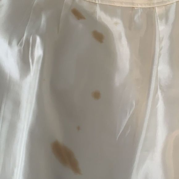 VINTAGE Skirt Suit | Cream with Cape like Jacket and A-line MIDI Skirt SIZE 38 - Picture 9 of 11